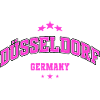 Dusseldorf Pink Arc Logo Tee