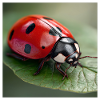 Lucky Charm Ladybug Macro Nature Design