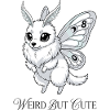 Weird But Cute 8th Birthday Moth