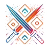 Gaming Swords Neon