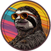 Sloth with sunglasses