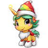Winter Magic Pony with Christmas Hat