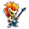 Flame Guitar Fighter