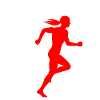 JOGGING WOMAN – RUN QUEEN! RUNNING, RUNNING