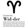 Sternzeichen Widder