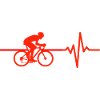 Bicycle heartbeat, pedal power! Heartbeat