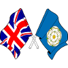 Yorkshire flag + Great Britain