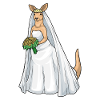 Kangaroo Bridal Bouquet Wedding