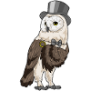 Owl Groom Wedding Ring Wedding