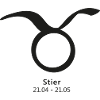 Stier Taurus Symbol 21.04–21.05 Sternzeichen