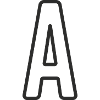 Letter A Typodesign