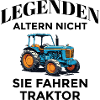 Legenden fahren Traktor