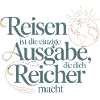 Travel Makes You Richer – Quote Design