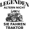 Legenden fahren Traktor