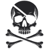 Classic Jolly Roger Pirate Skull