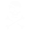 Classic Jolly Roger Pirate Skull
