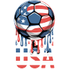 USA Football Passion American Flag
