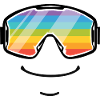 Ski Goggles Rainbow Smile Après-Ski