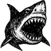 Shark Grunge Style – Dark Ocean Power