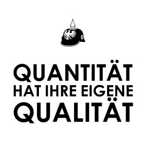 DESIGN Quantitaet SCHWARZ