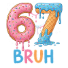 67 Bruh Iced Donut