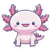Axolotl kawaii rose – Animal mignon
