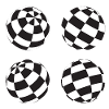 Spherical Checkered Illusion