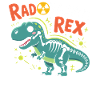 RadSaurus Rex Neon Dino