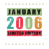 20e anniversaire Millésime Janvier 2006