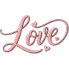 Love lettering – elegant love design
