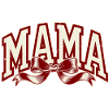 Mama Schleife Rot – Starkes Mama Statement