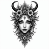 Horned queen of flowers