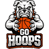 Go Hoops Bulldog Basketball-Maskottchen