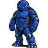 Futuristic Armored Turtle Warrior