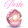 Perle im Rosenmuschel