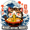 Ramen Neko Great Wave