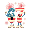 US Flag 67 Memes Six Seven