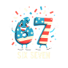 US Flag 67 Memes Six Seven