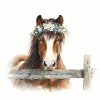 Floral Crowned Horse