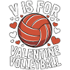 V is for Valentine Volleyball