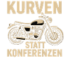 Curves instead of conferences, biker gift