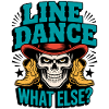Line Dance Skull with Boots