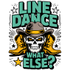 Line Dance Skull Western Boots