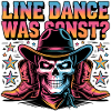 Line Dance Skull Cowboy