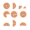 Math Equations Pizza Slice Funny Food 