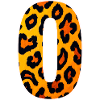 Leopard_Buchstabenmuster_ _O