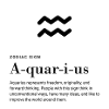 Aquarius - Zodiac Sign