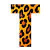 Leopard_Buchstabenmuster_ _T