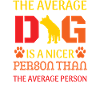 Average dog nicer than average person