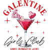 Valentine Girls Club Cocktail Illustration